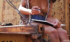 Angel Constance Riding The Rails