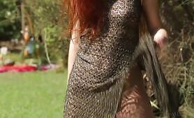 Mia Sollis RedHead in Nature